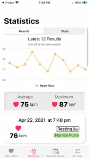 pulse rate app cardio app bp iphone images 3