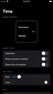 time - minimalist clock widget iphone resimleri 3
