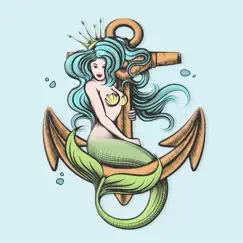 mermaid spirit stickers logo, reviews