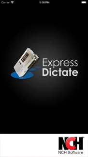 express dictate professional iPhone Captures Décran 1
