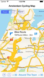 amsterdam cycling map iphone resimleri 2
