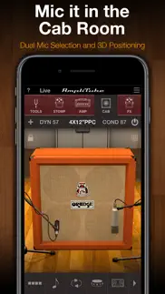 amplitube orange iphone capturas de pantalla 2