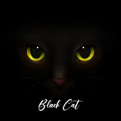 cute black cat stickers pack logo, reviews