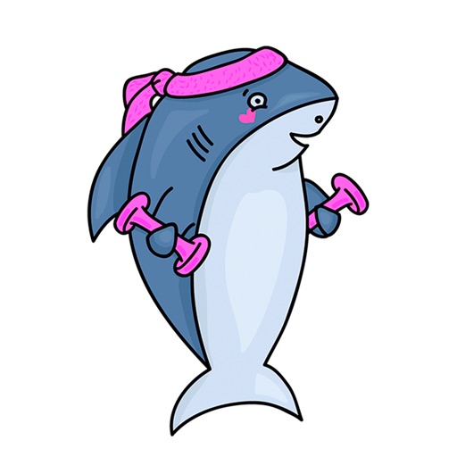 Happy Shark and Bear emoji app reviews download