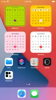 weegets - calendar home widget iphone images 1