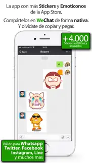 stickers para wechat iphone capturas de pantalla 1