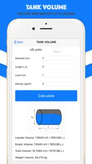volume of tank calculator iphone images 4
