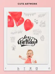 adorable - baby photo editor ipad resimleri 4