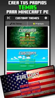 customy themes for minecraft iphone capturas de pantalla 1