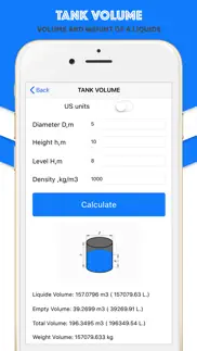volume of tank calculator iphone images 2