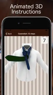 tie a necktie 3d animated iphone capturas de pantalla 1