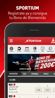 sportium apuestas deportivas iphone capturas de pantalla 4