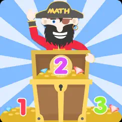 pirate treasure maths - kids logo, reviews