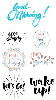good morning stickers pack app iphone images 3