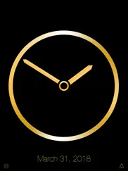 gold luxury clock ipad images 1