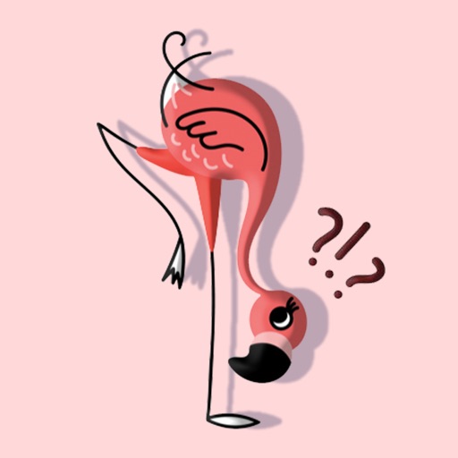 Rose Pink Flamingo Stickers app reviews download