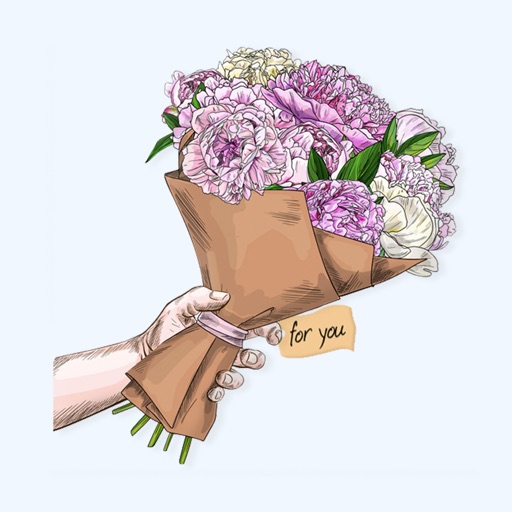 Bouquet Flower To You Stickers app reviews download