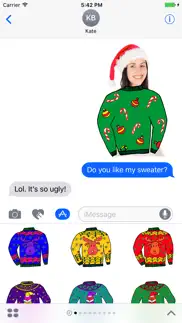 ugly sweater stickers iphone images 1