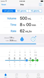 drip infusion - iv rate calc iphone images 1