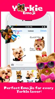 yorkie dog emoji stickers iphone images 1