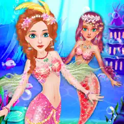 mermaid beauty salon dress up logo, reviews
