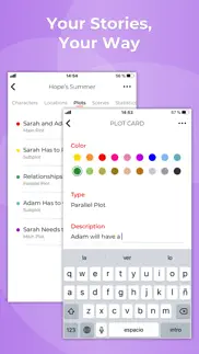 story planner for writers iphone images 4