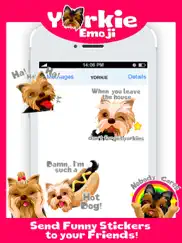 yorkie dog emoji stickers ipad images 4