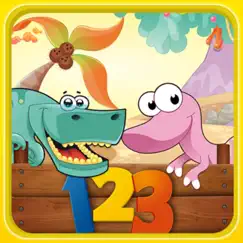 dino numbers counting games logo, reviews