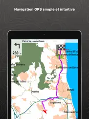 twonav premium: carte sentiers iPad Captures Décran 4