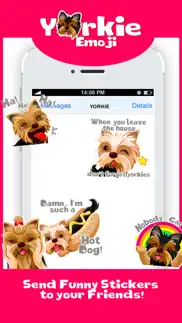 yorkie dog emoji stickers iphone images 4