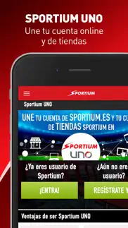sportium apuestas deportivas iphone capturas de pantalla 1