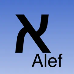 hebrew alphabet - app logo, reviews