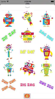 funny robot stickers iphone images 3