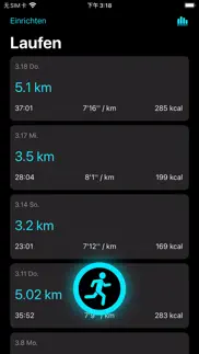 laufen - jogging tracker iphone bildschirmfoto 4