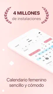 clover - calendario menstrual iphone capturas de pantalla 1