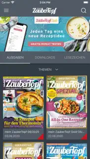 zaubertopf magazine iphone bildschirmfoto 1