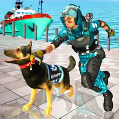 us police navy dog crime chase logo, reviews