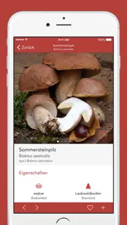 pilze sammeln und bestimmen iphone bildschirmfoto 3