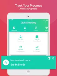 quit smoking tracker iPad Captures Décran 2