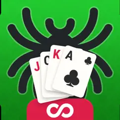 spider solitaire infinite logo, reviews