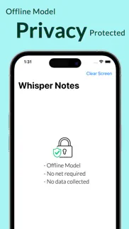 whisper notes - voix en texte iPhone Captures Décran 3