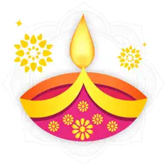 diwali stickers pack logo, reviews