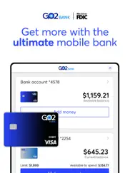 go2bank: mobile banking ipad images 1