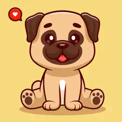 pomeranian puppy stickers cute logo, reviews