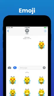 bee stickers - animal emoji iphone images 2