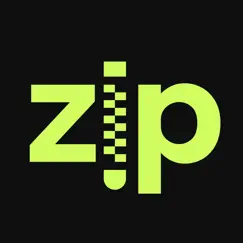 zip rar extractor unzip files logo, reviews