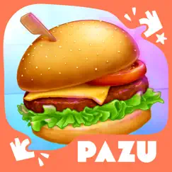 burger maker kids cooking game logo, reviews