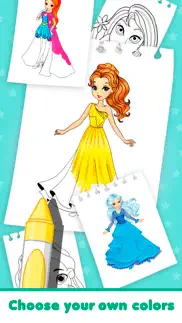 paint princess - coloring book iphone images 2