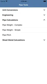 pipe fitter tools iphone capturas de pantalla 3