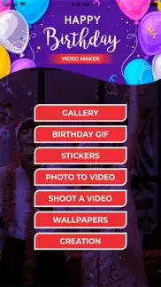 happy birthday video maker iphone images 2